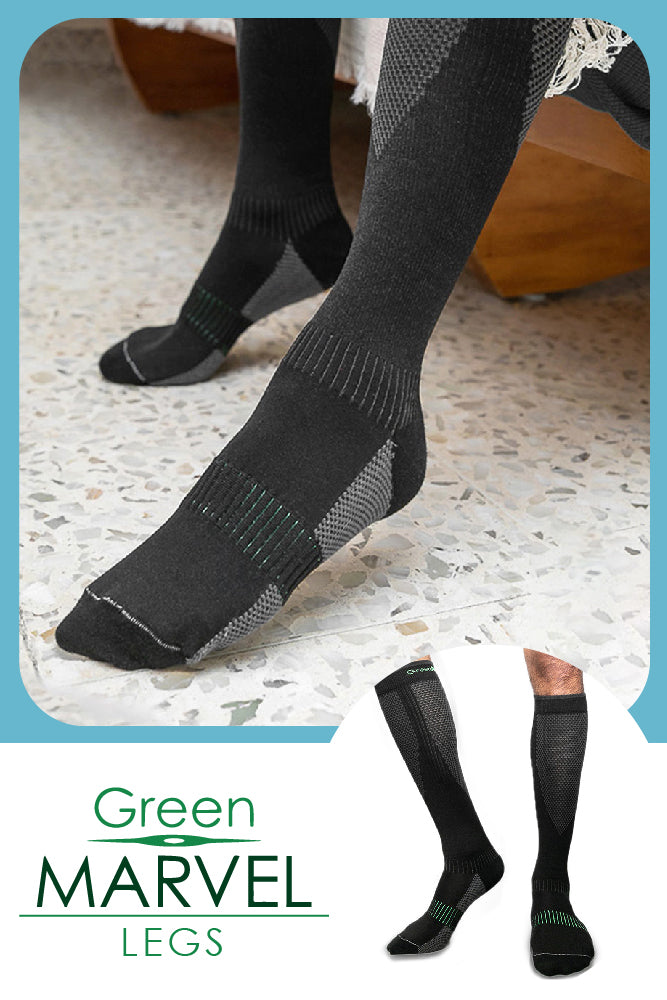 Green Marvel Legs - Medias de Compresión