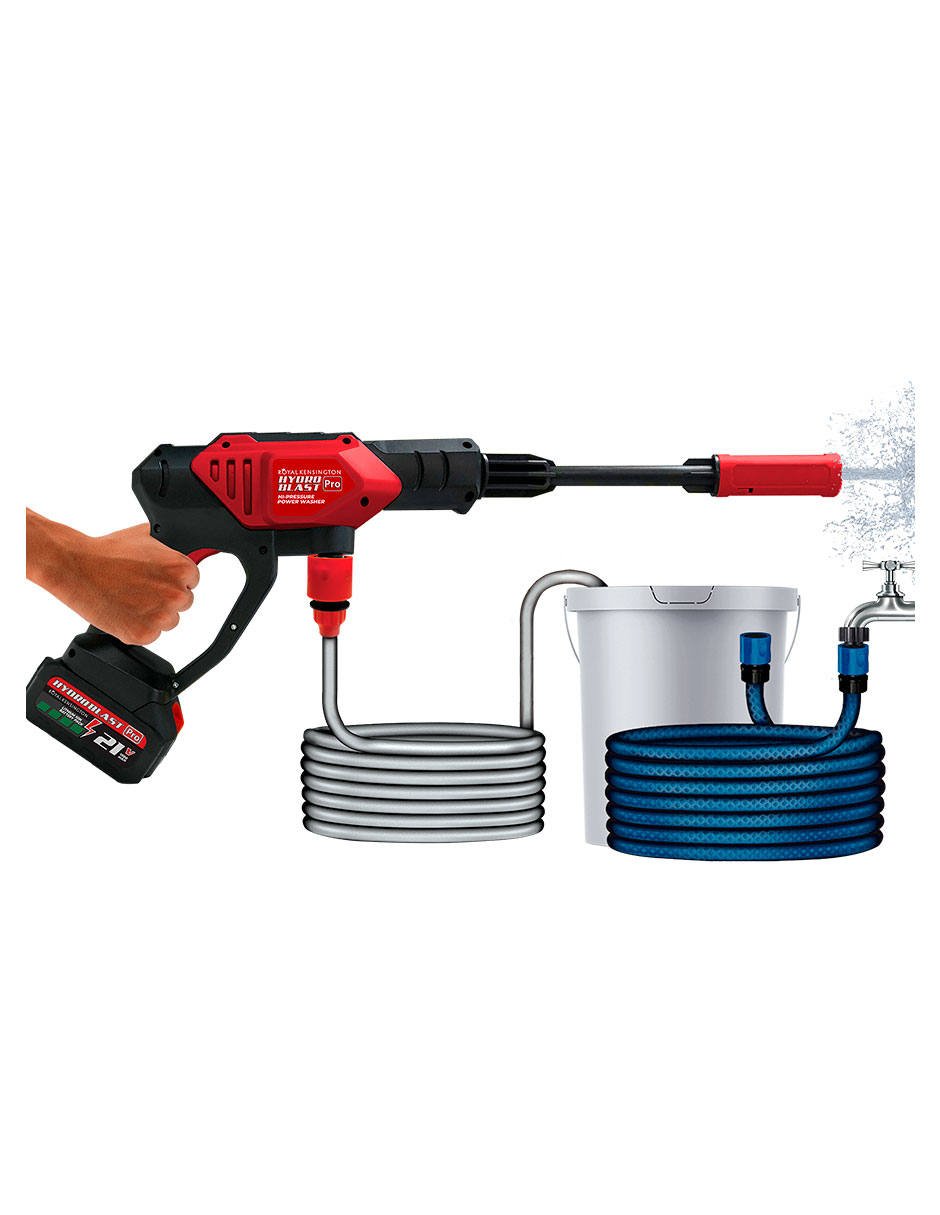 HYDROBLAST PRO: Hidrolavadora portátil e inalámbrica