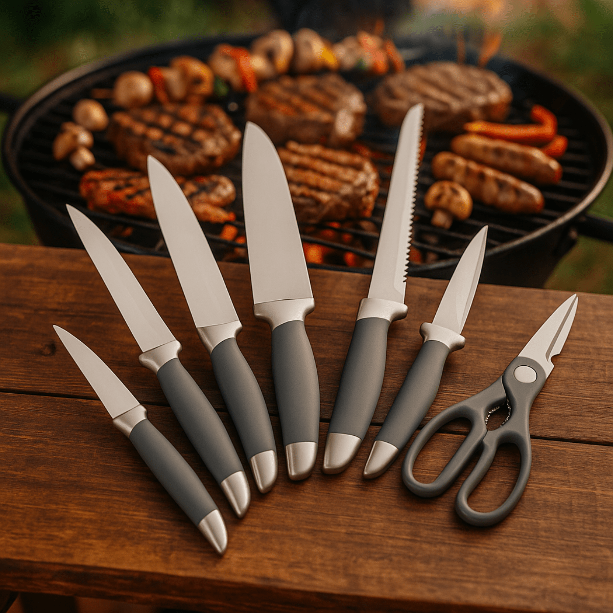 Juego de Cuchillos con Base ReadyCook