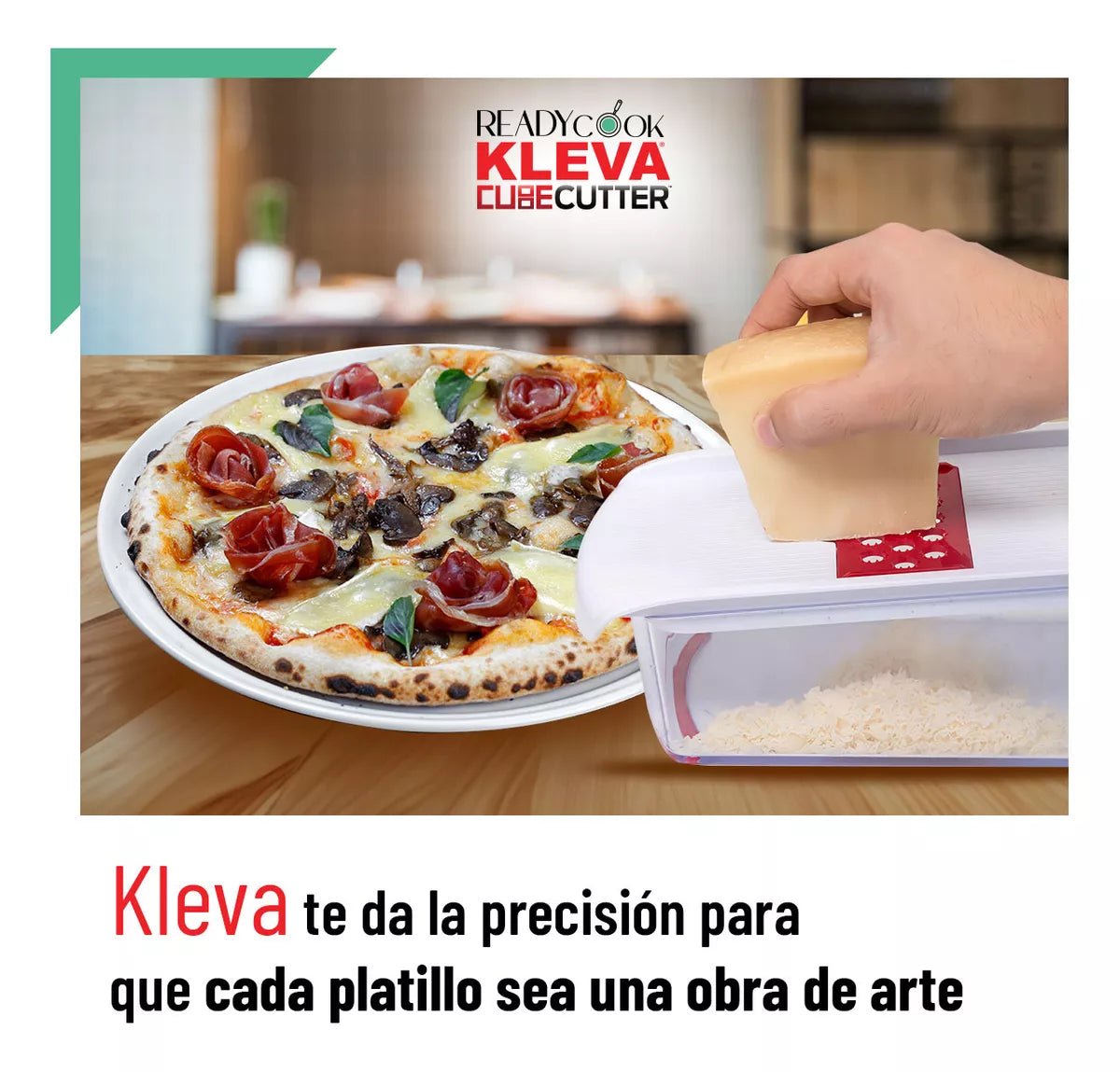 KLEVA CUBE: Cortador de Alimentos Multifuncional