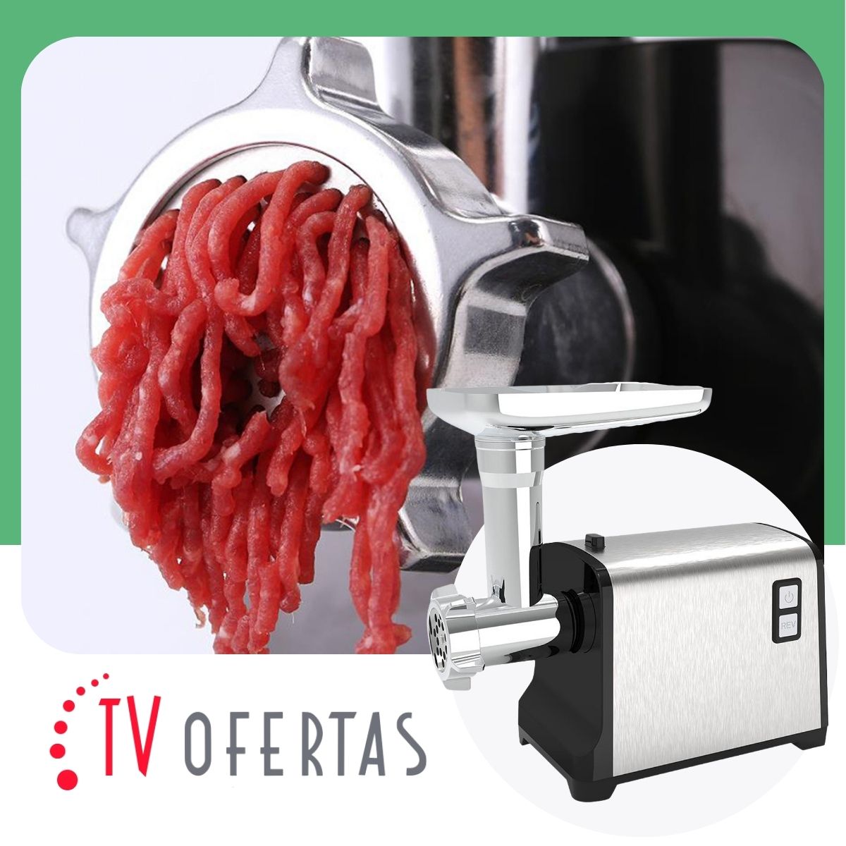 🥩 Molino de Carne Eléctrico Readycook