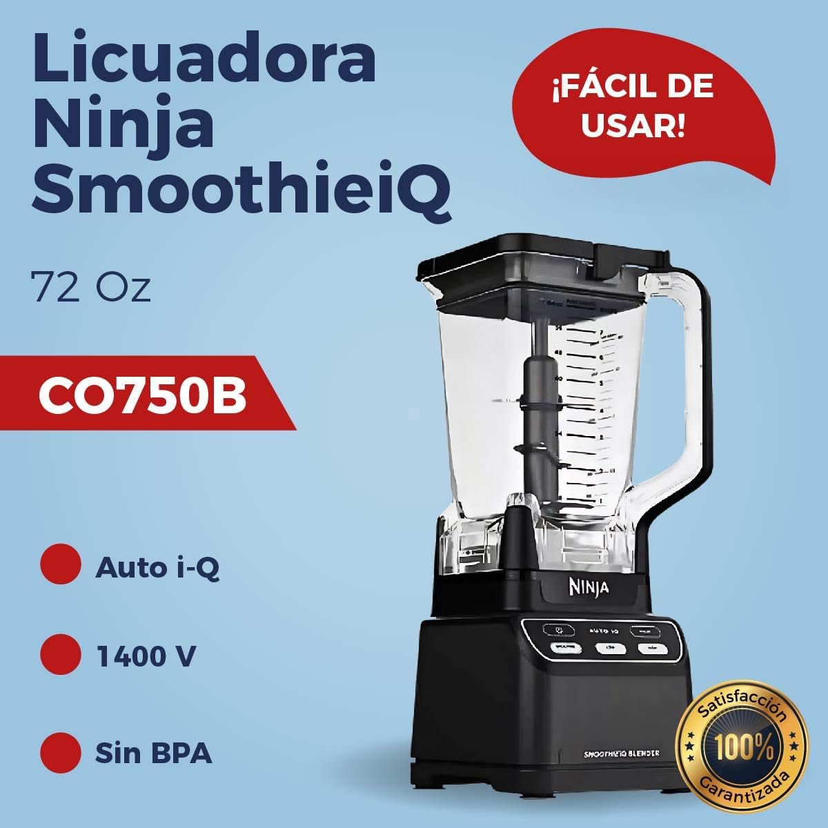 Ninja SmoothieIQ - Licuadora de Alto Rendimiento de 2.1 lts