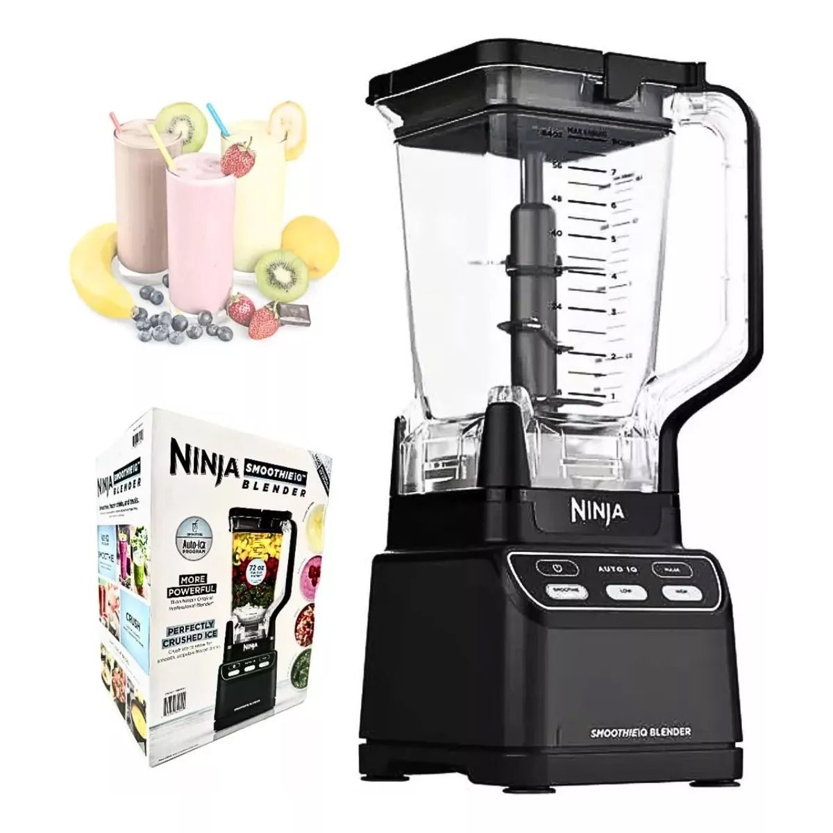 Ninja SmoothieIQ - Licuadora de Alto Rendimiento de 2.1 lts