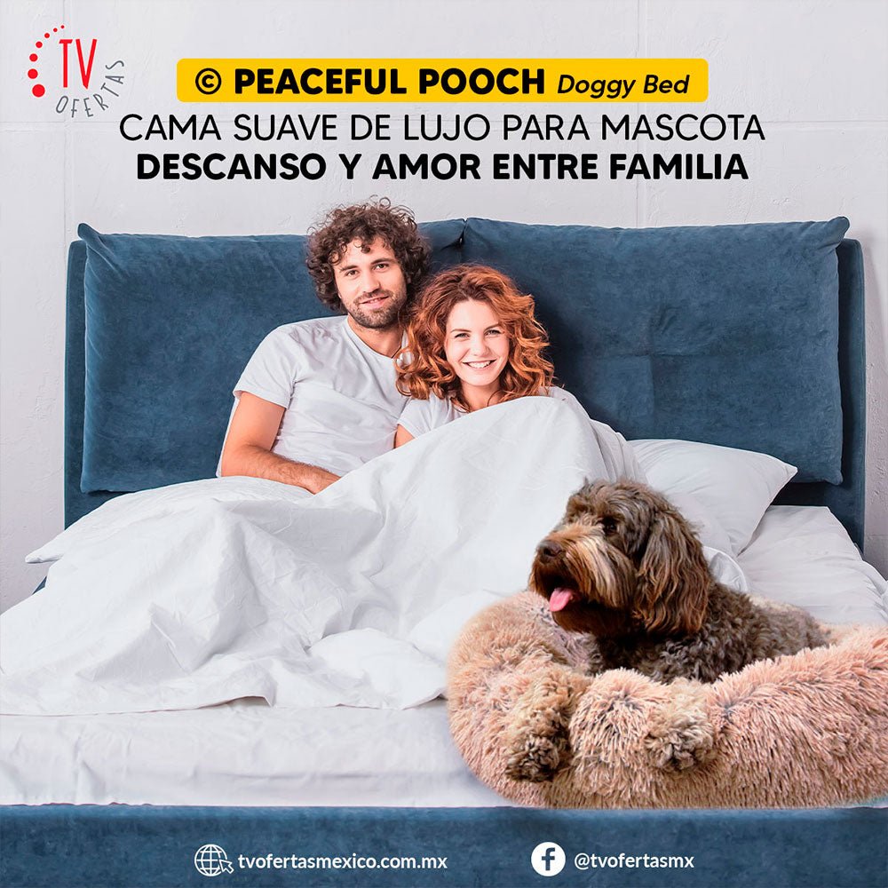 PEACEFUL POOCH: Cama de lujo para mascotas