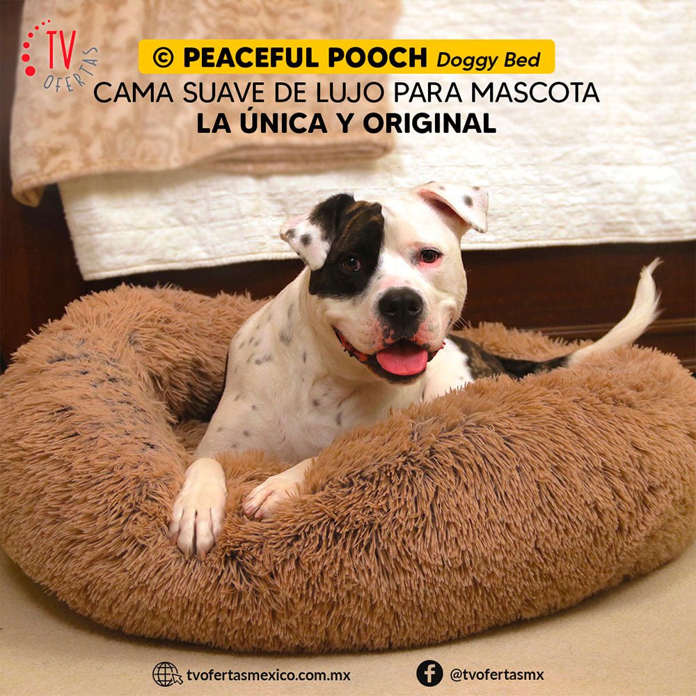 PEACEFUL POOCH: Cama de lujo para mascotas