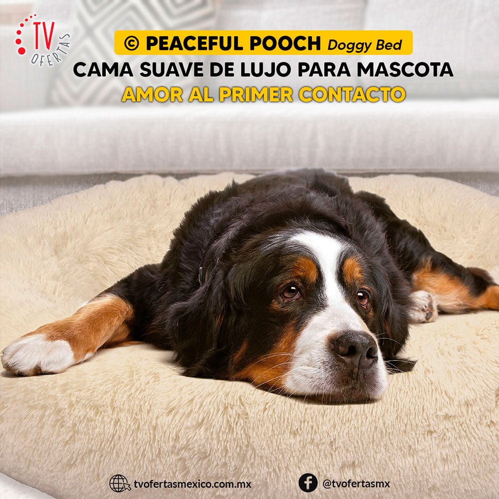 PEACEFUL POOCH: Cama de lujo para mascotas