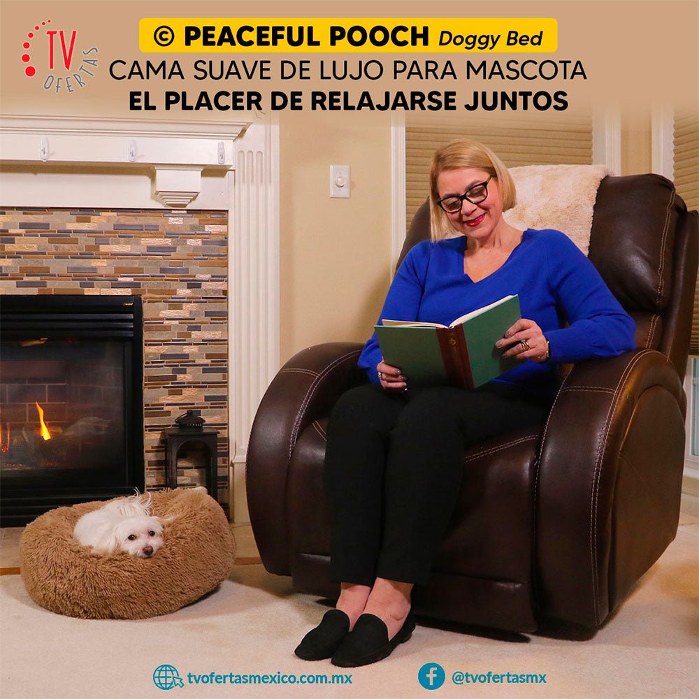 PEACEFUL POOCH: Cama de lujo para mascotas