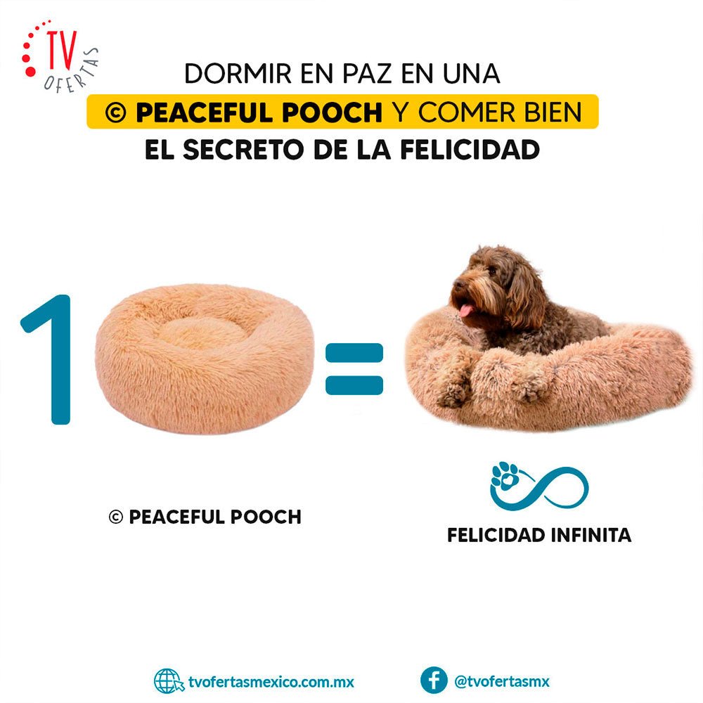 PEACEFUL POOCH: Cama de lujo para mascotas