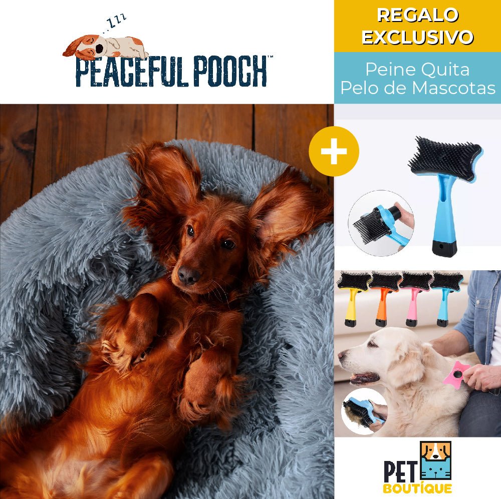 PEACEFUL POOCH: Cama de lujo para mascotas