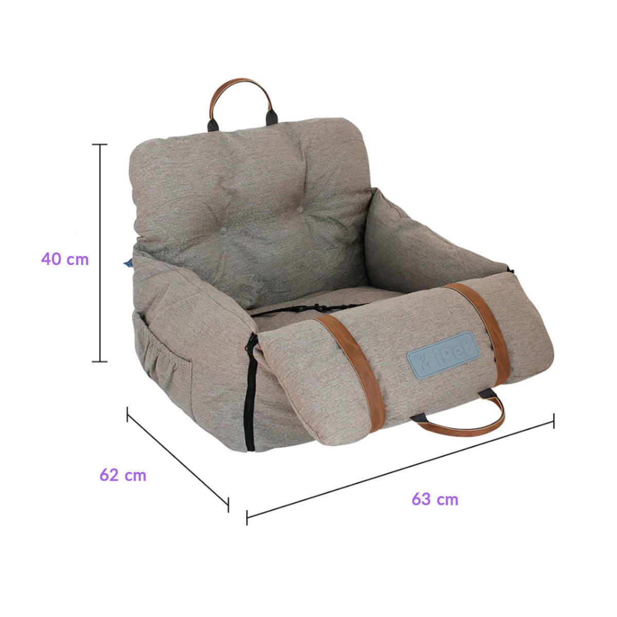PET SEAT: Asiento de viaje 2 en 1 para mascotas