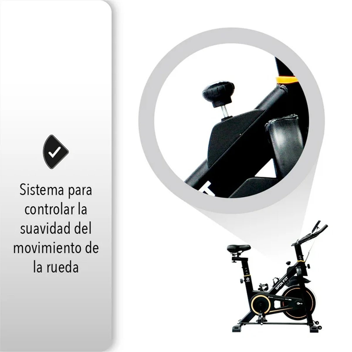 Quick Spin FIt: Bicicleta Fitness de Cardio
