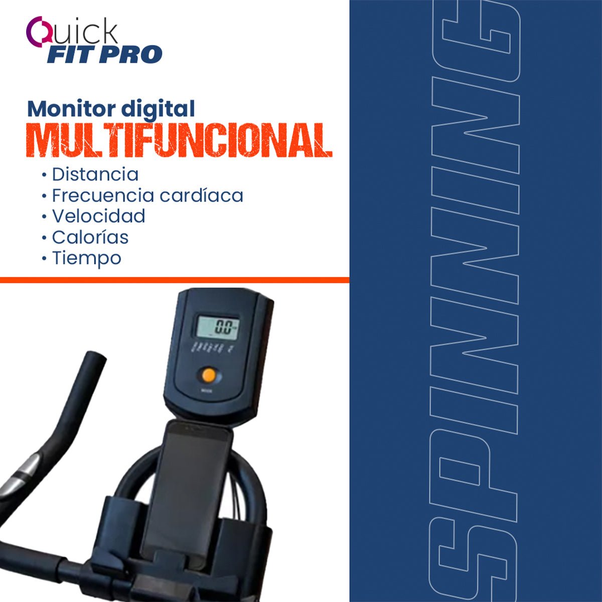 Quick Spin FIt: Bicicleta Fitness de Cardio