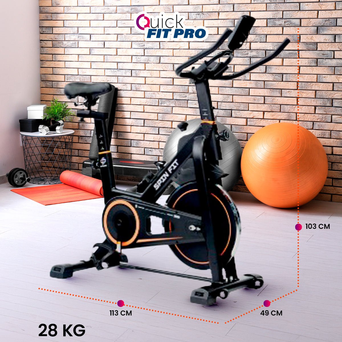 Quick Spin FIt: Bicicleta Fitness de Cardio