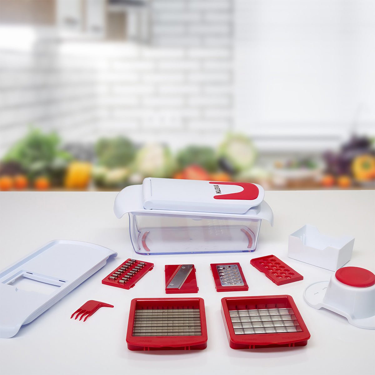 KLEVA CUBE: Cortador de Alimentos Multifuncional