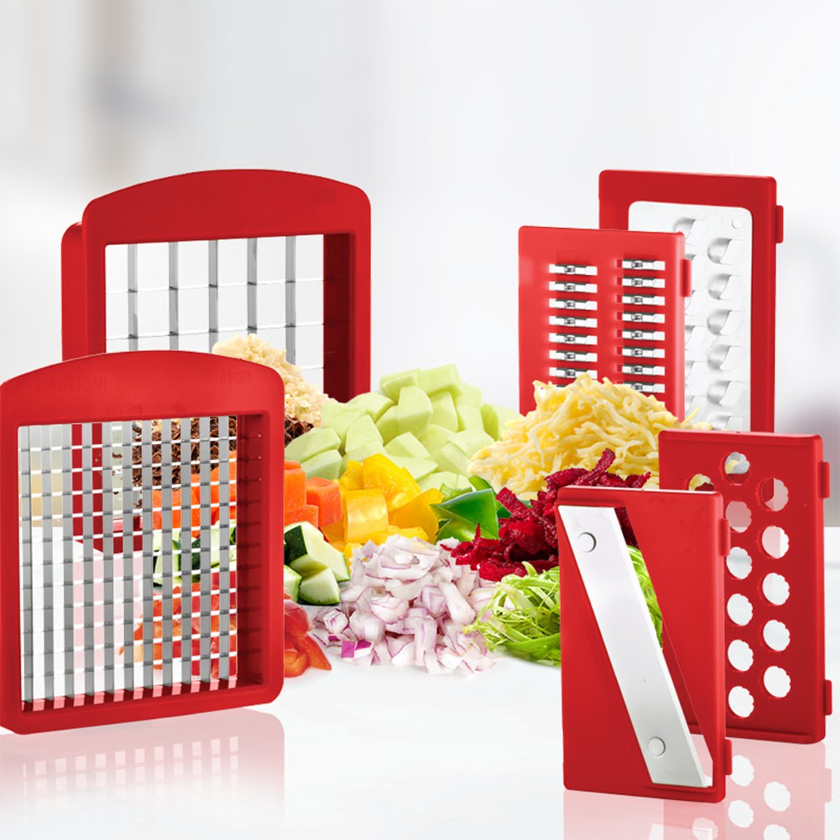 KLEVA CUBE: Cortador de Alimentos Multifuncional