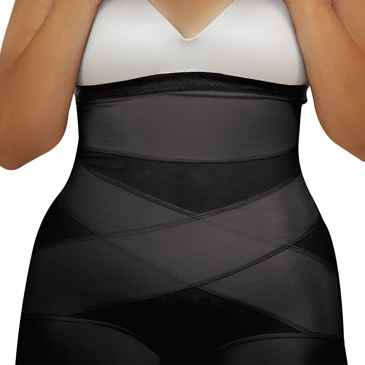 PASSION WEAR CROSS 2pzas: Cinturilla Modeladora Comprensión Cruzada