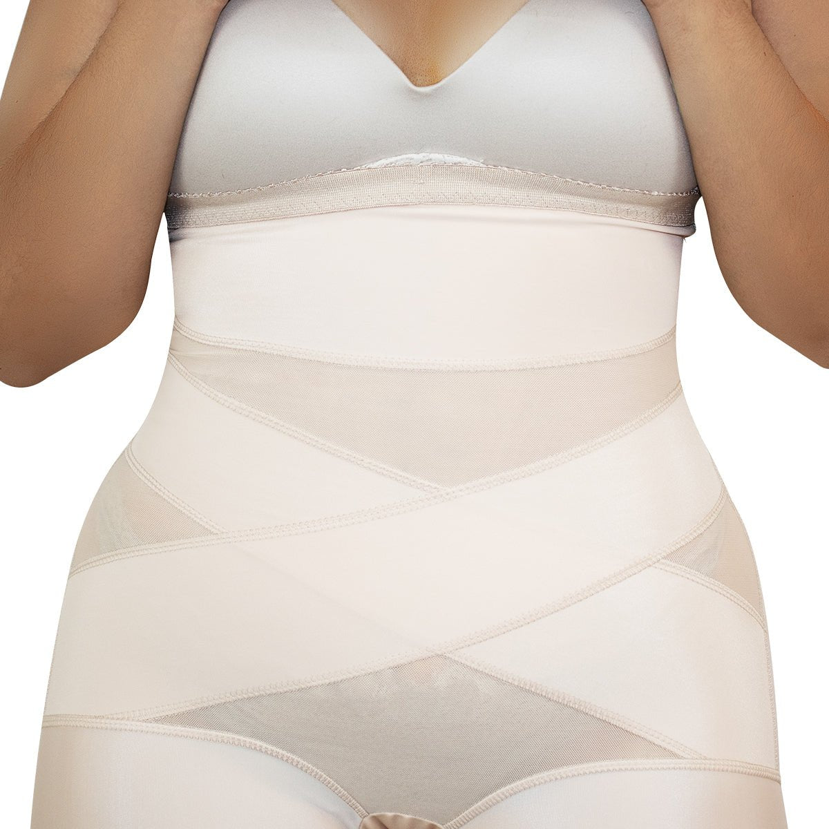 PASSION WEAR CROSS 2pzas: Cinturilla Modeladora Comprensión Cruzada
