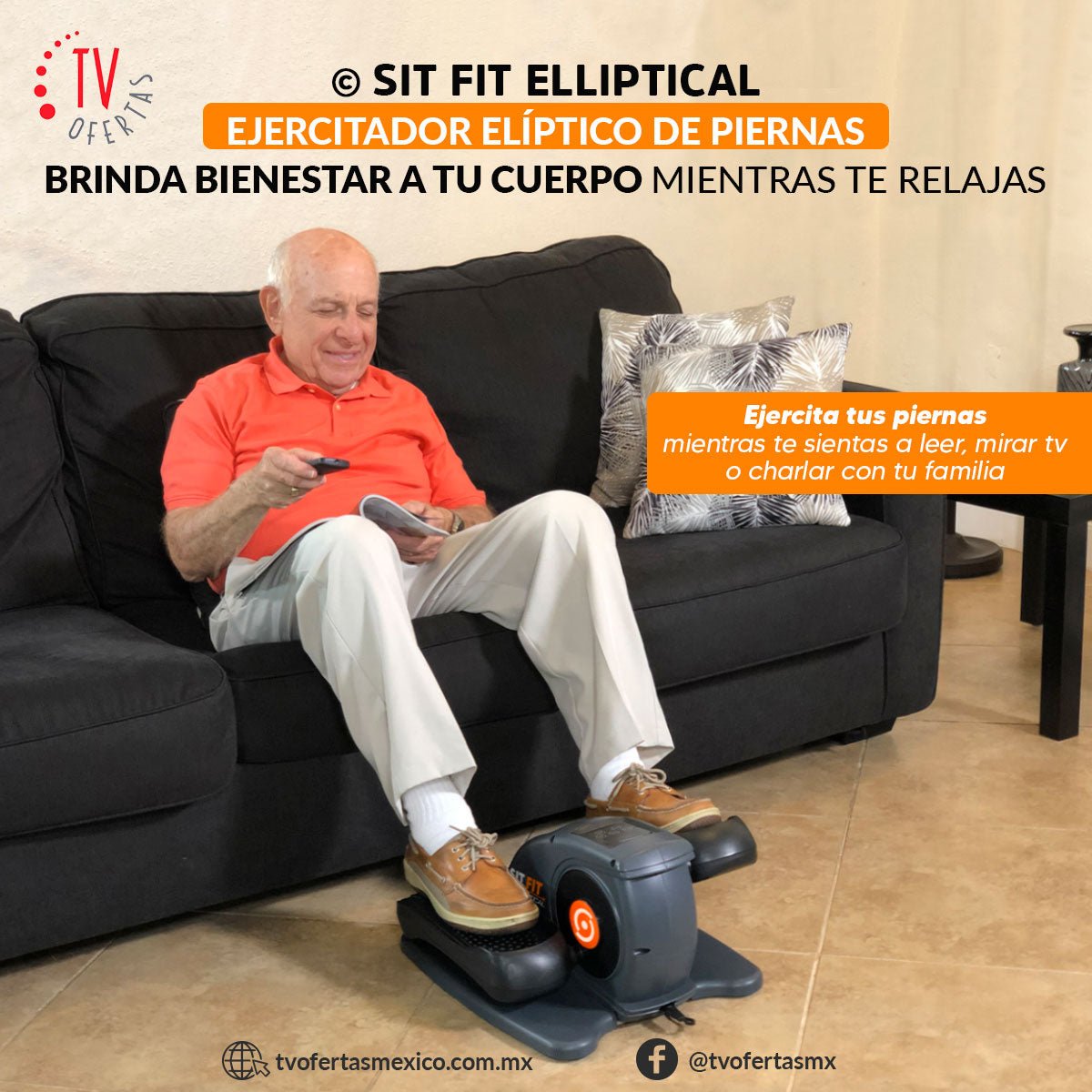 SIT FIT ELLIPTICAL: Eliptica automática a control remoto