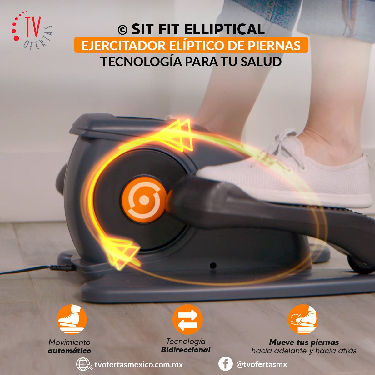 SIT FIT ELLIPTICAL: Eliptica automática a control remoto