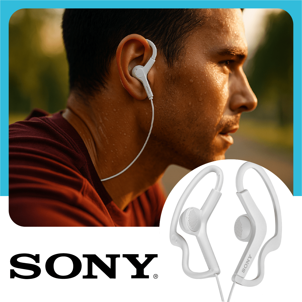 Sony MDR-AS200 Audífonos Deportivos a Prueba de Agua