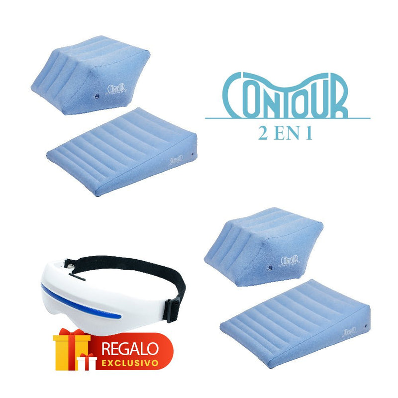 Almohadas Descansa Piernas y Espalda CONTOUR 2 EN 1