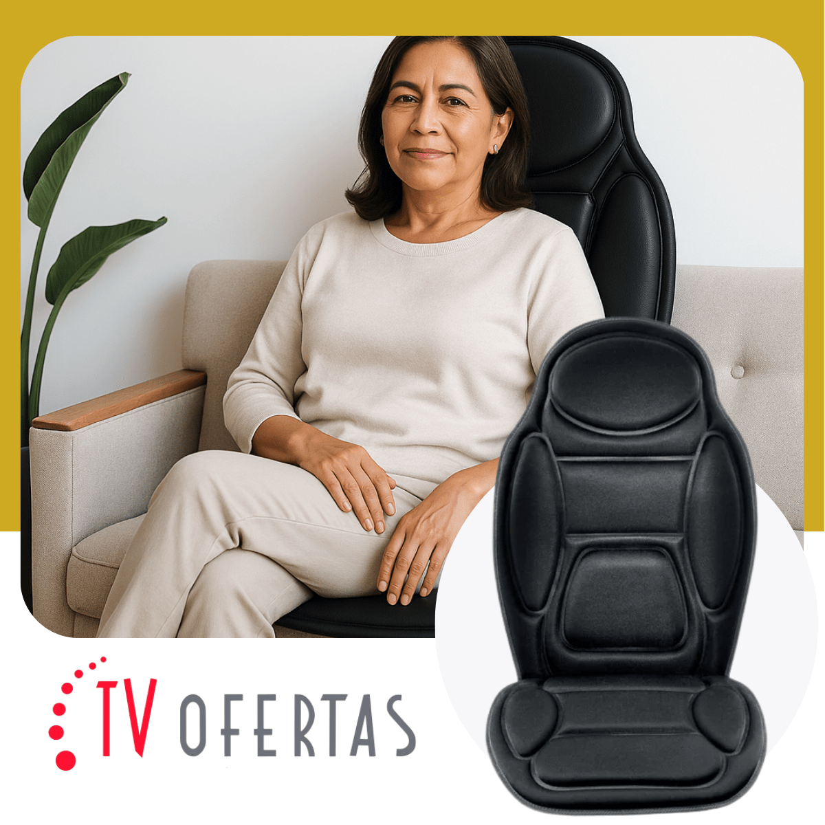 ASIENTO MASAJEADOR 5 MODOS