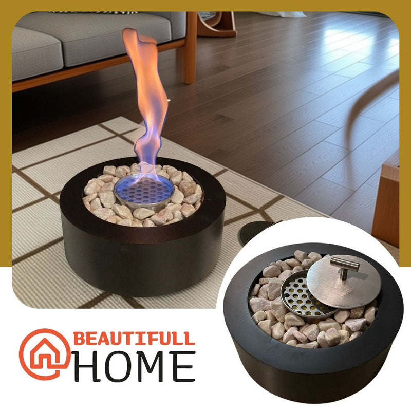 Chimenea Circular de Mesa LUXEFIRE