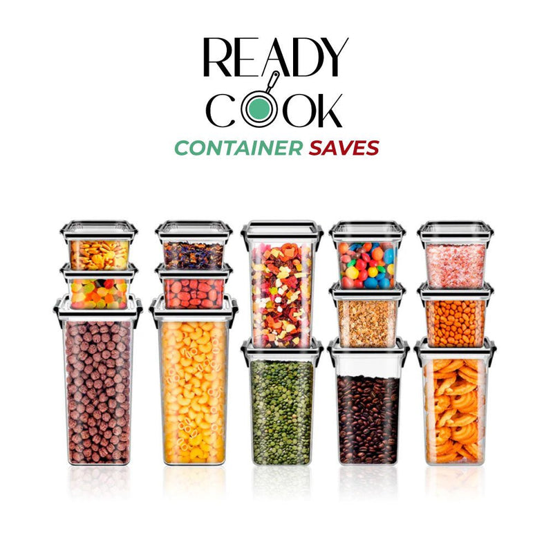 Contenedores Herméticos de Cocina READYCOOK SAVES 14 pzas