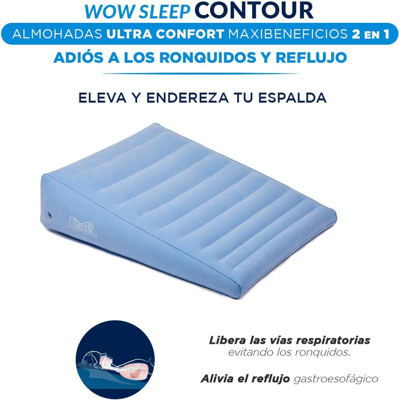 Almohadas Descansa Piernas y Espalda CONTOUR 2 EN 1