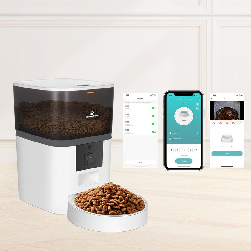 Dispensador de Alimentos Automático con Cámara SMART - PET BOUTIQUE NUTRIPAW