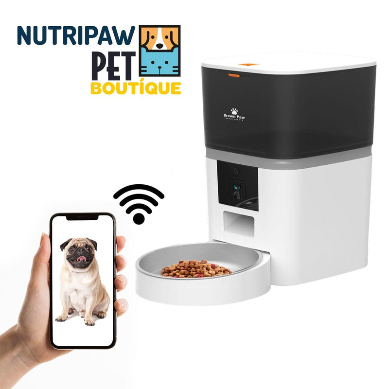 Dispensador de Alimentos Automático con Cámara SMART - PET BOUTIQUE NUTRIPAW