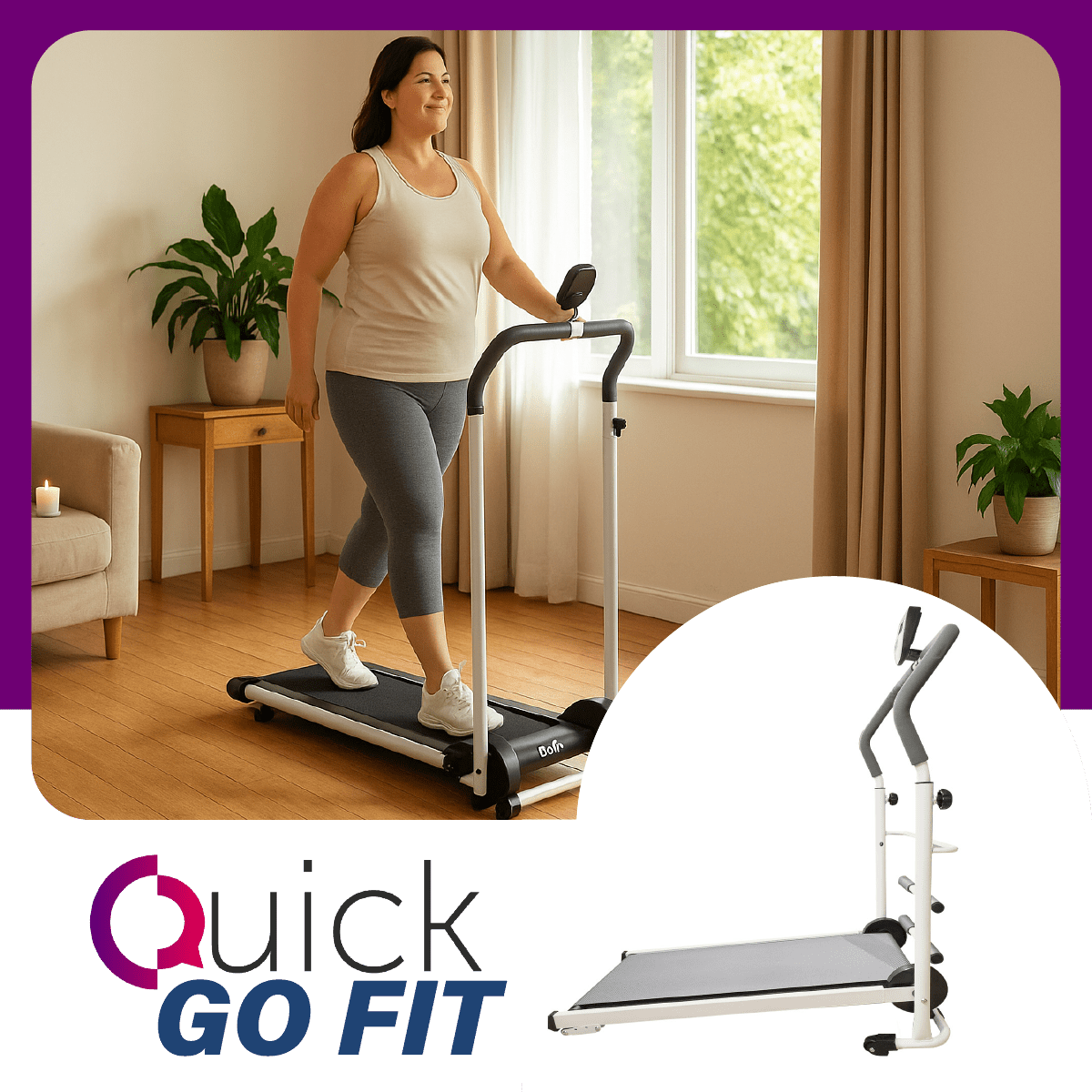 Quick Fit - Caminadora 3 en 1