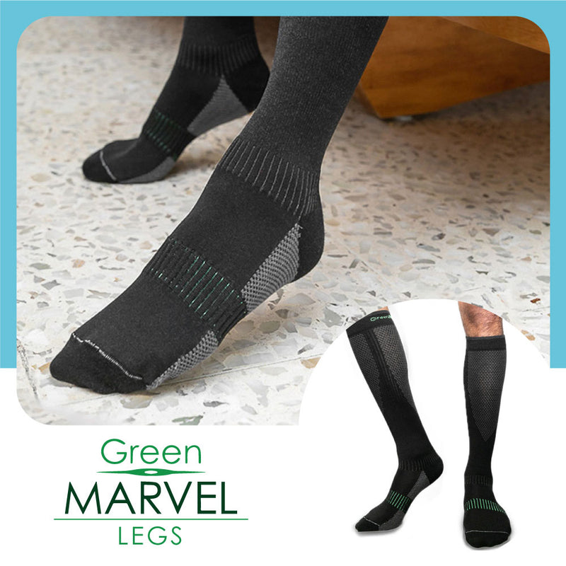 Green Marvel Legs - Medias de Compresión