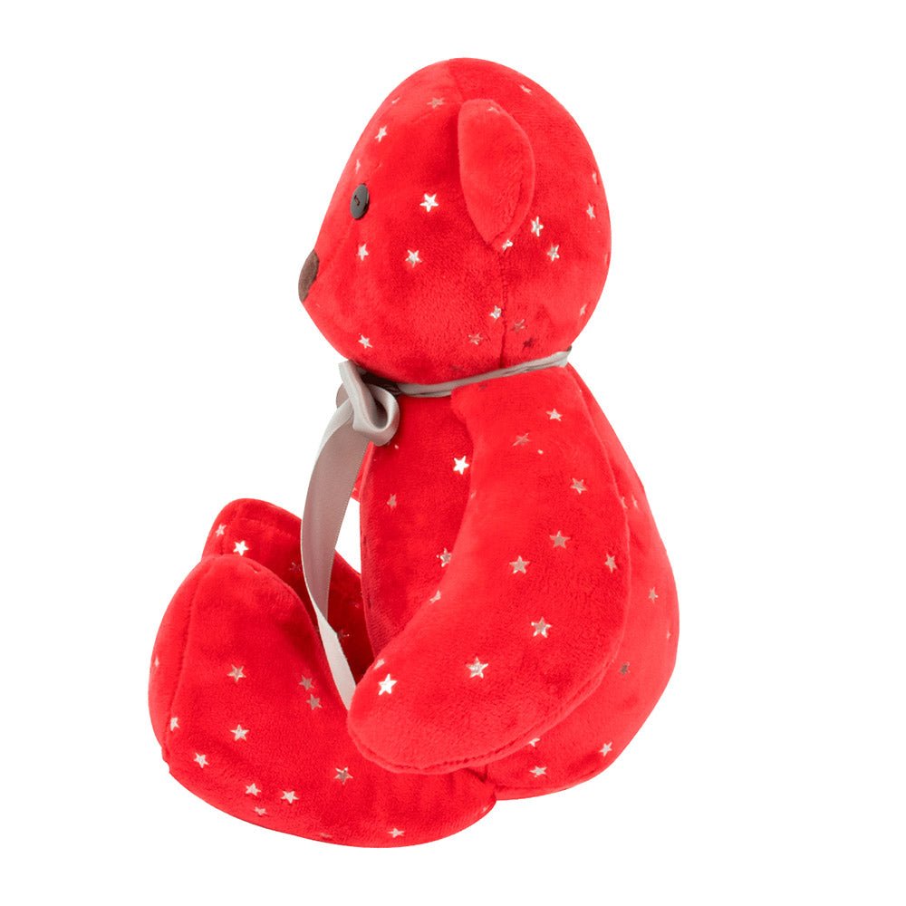 Oso de Peluche Navideños: Cielo Carmesí