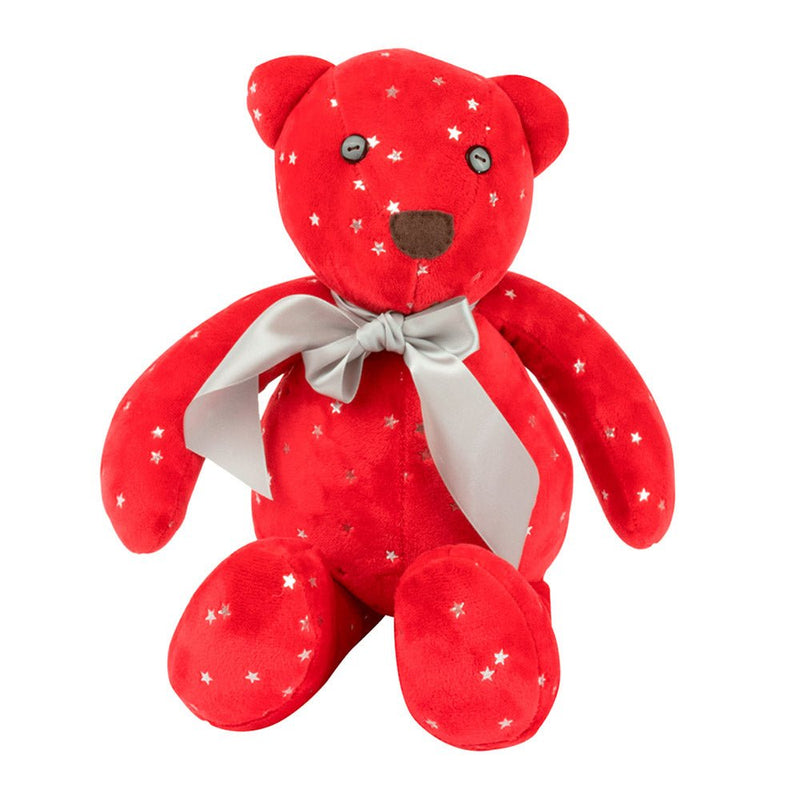 Oso de Peluche Navideños: Cielo Carmesí