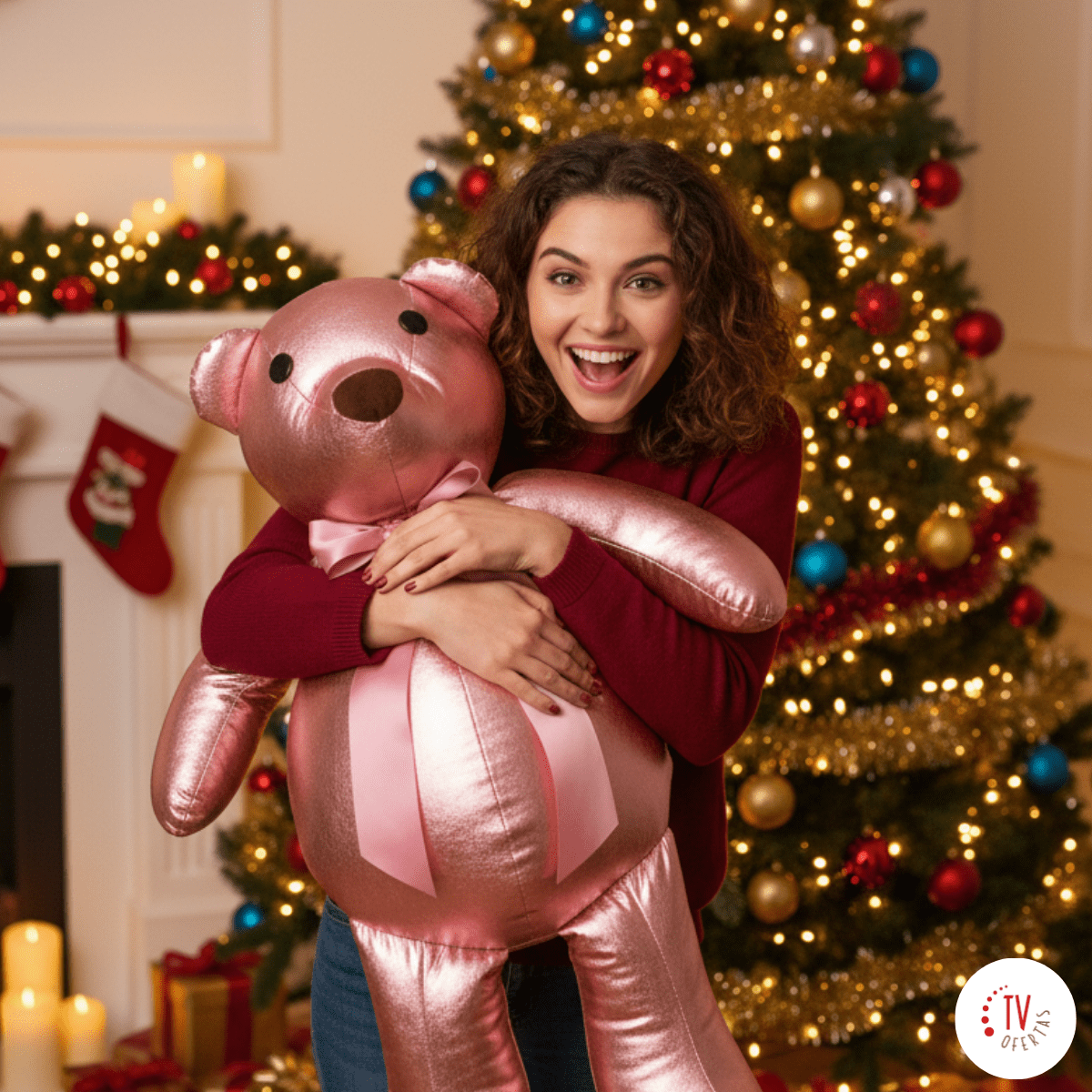 Oso de Peluche Navideños: Dulce Resplando