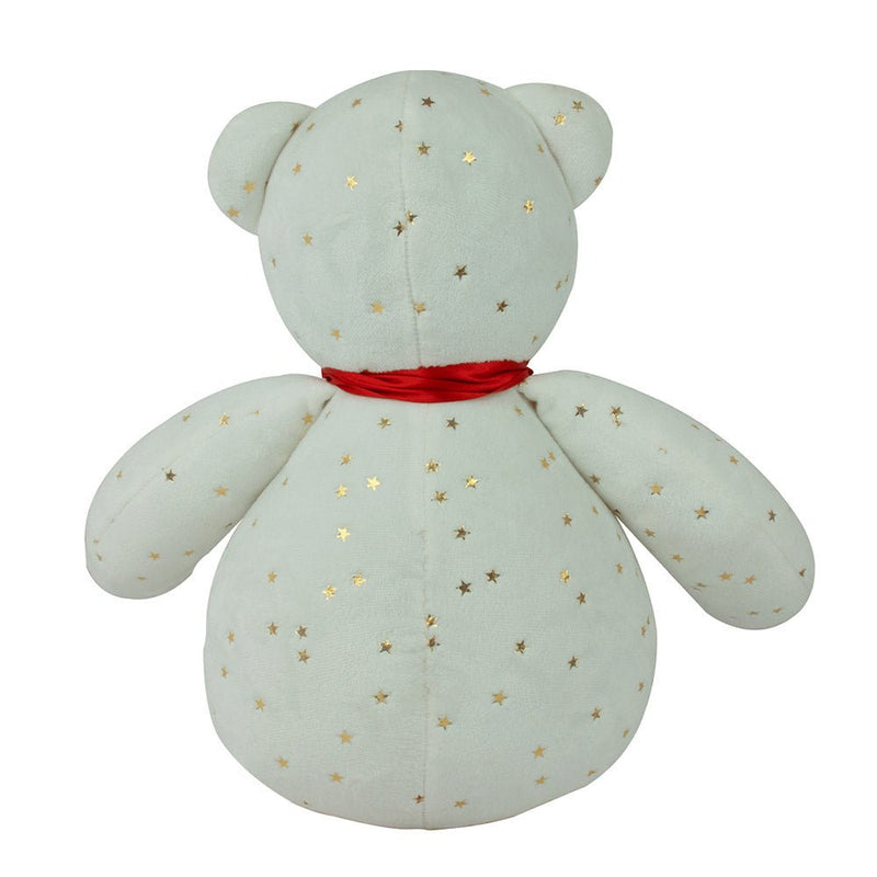 Oso de Peluche Navideños: Estrellas de Marfil