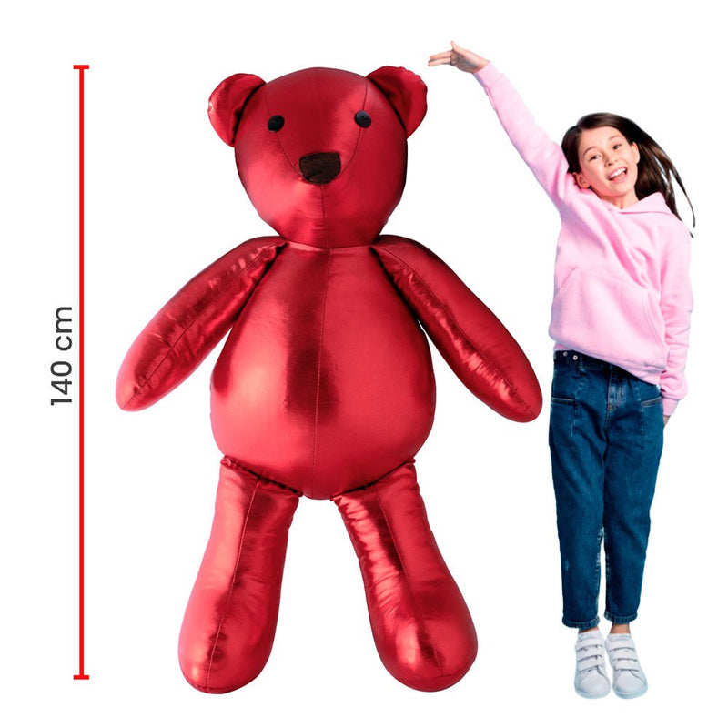 Oso de Peluche Navideños: Magia Carmesí