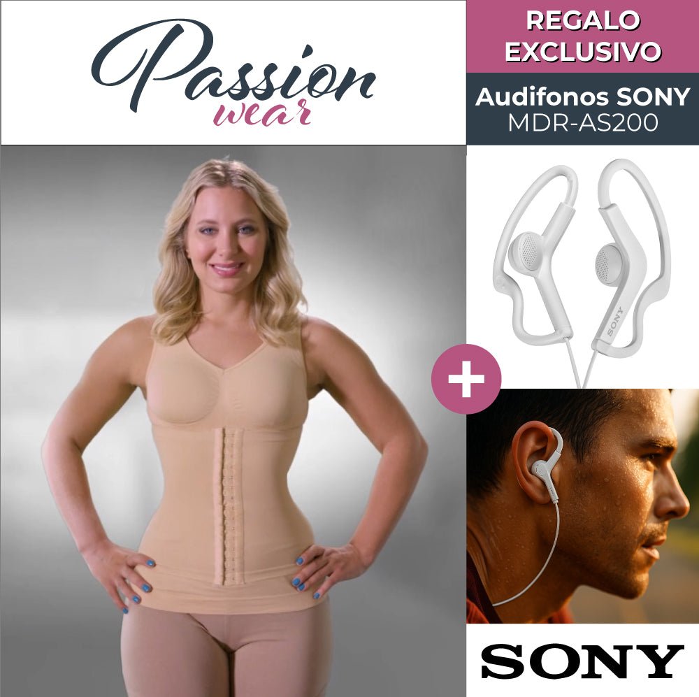 PASSION WEAR SLIM: Prenda Moldeadora de figura + Regalo Audífonos SONY