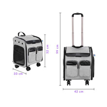 Cargar imagen en el visor de la galería, Maleta Cómoda con Ruedas para Mascotas PET BOUTIQUE SUITCASE