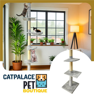 Rascador de Torre Ajustable PET BOUTIQUE CAT PALACE