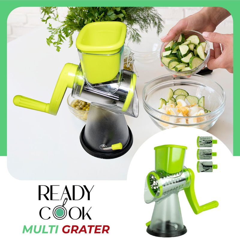 Readycook Multi Grater- Rallador Multifuncional de Frutas y Verduras