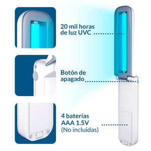 Luz UV-C esterilizante Safe T  + ENVÍO GRATIS - TV Ofertas México