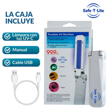 Cargar imagen en el visor de la galería, Luz UV-C esterilizante Safe T  + ENVÍO GRATIS - TV Ofertas México