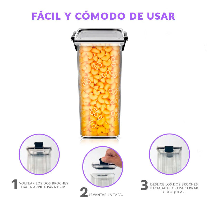 Contenedores Herméticos de Cocina READYCOOK SAVES 14 pzas