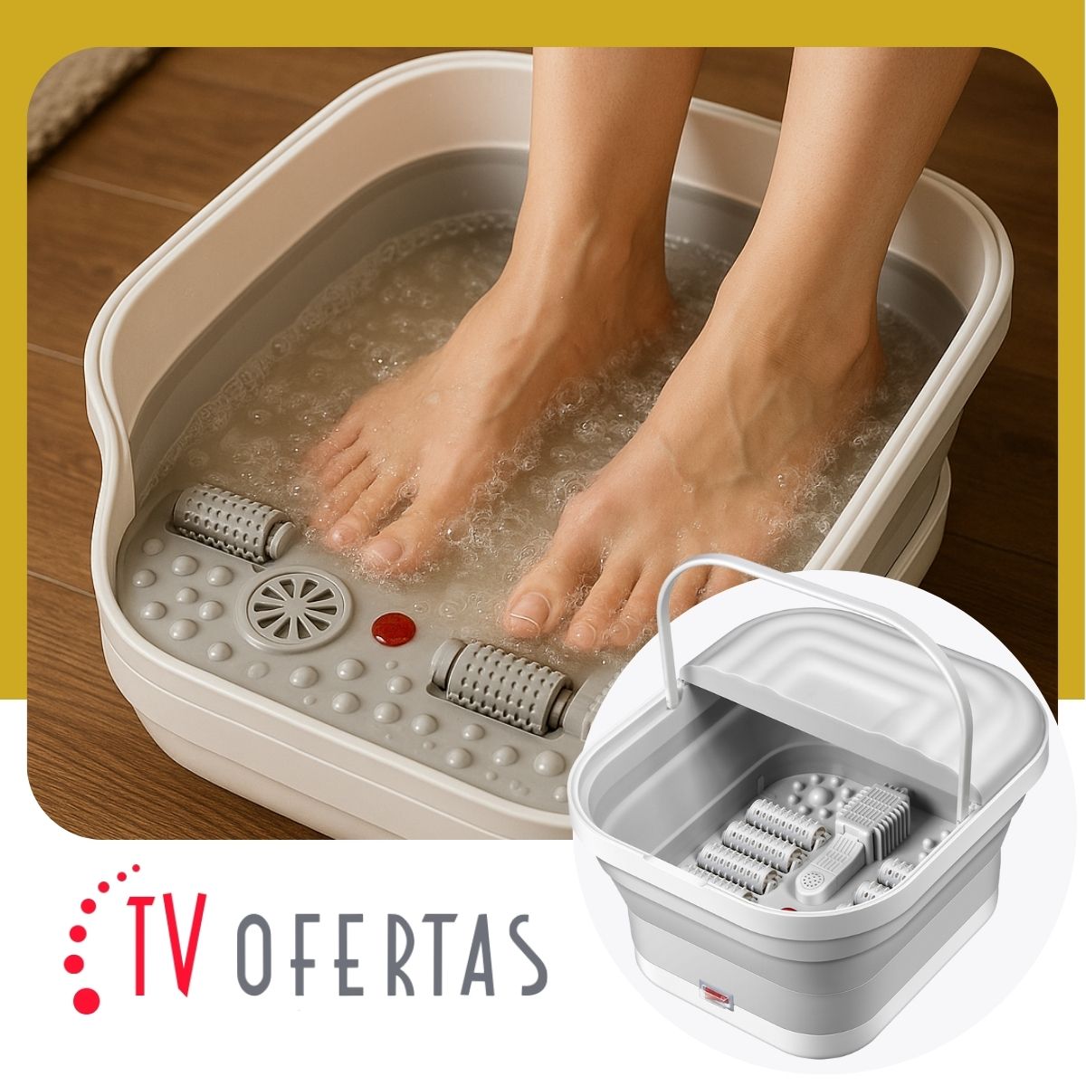 🛁 Tina de Hidromasaje plegable My Belle