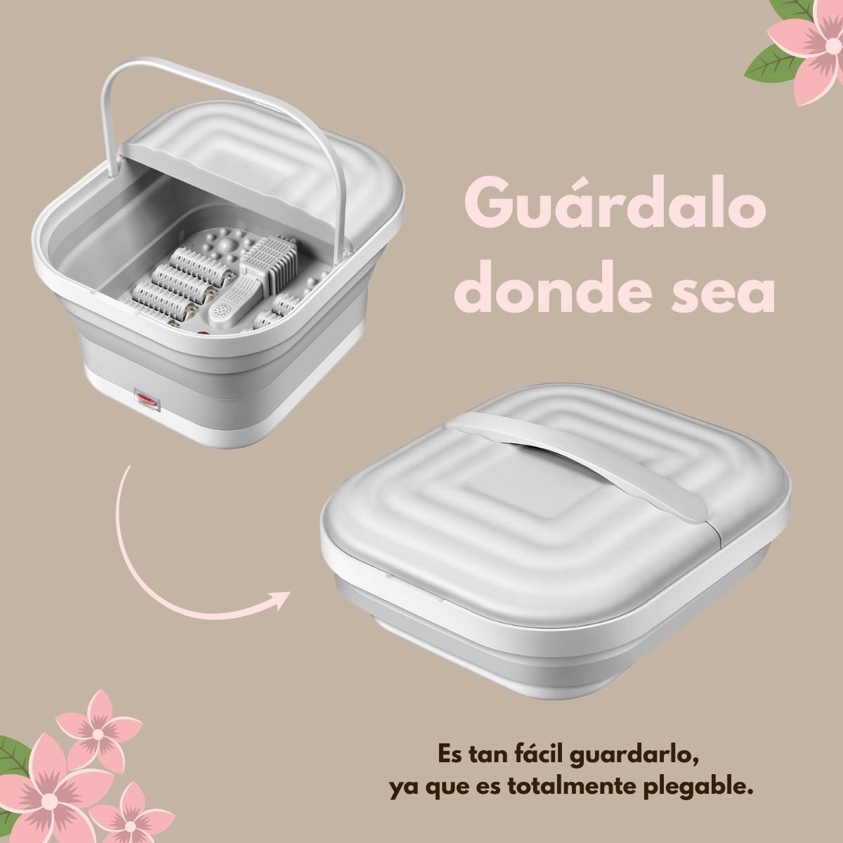 🛁 Tina de Hidromasaje plegable My Belle