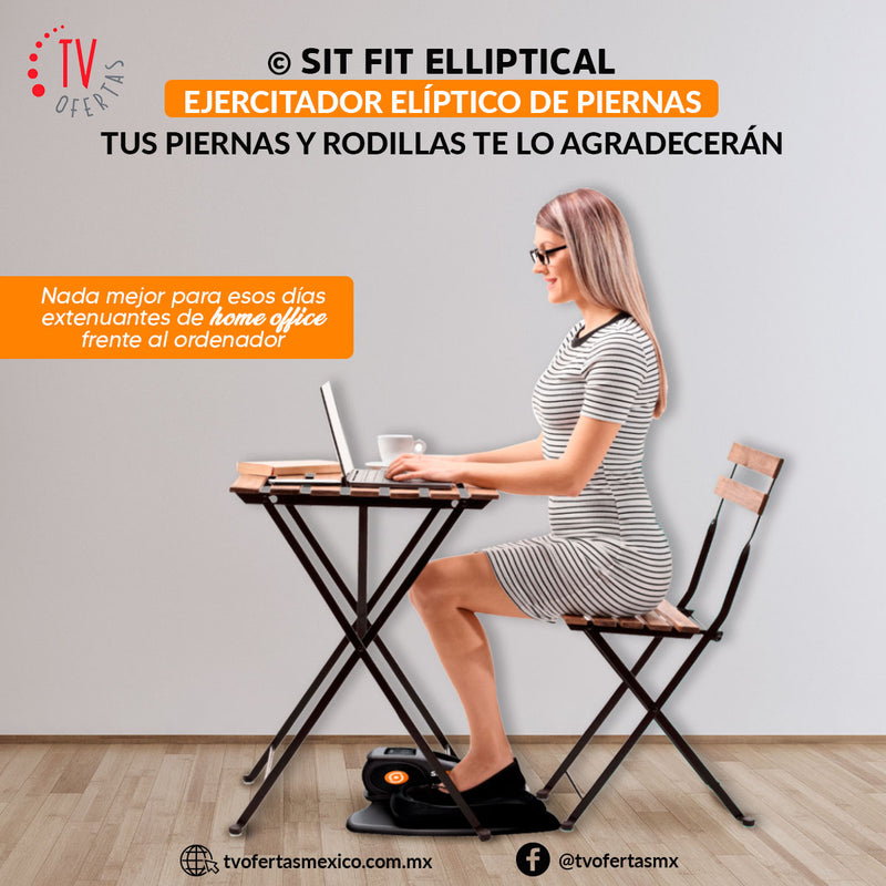 Sit Fit Elliptical - Equipo Elíptico Para Piernas